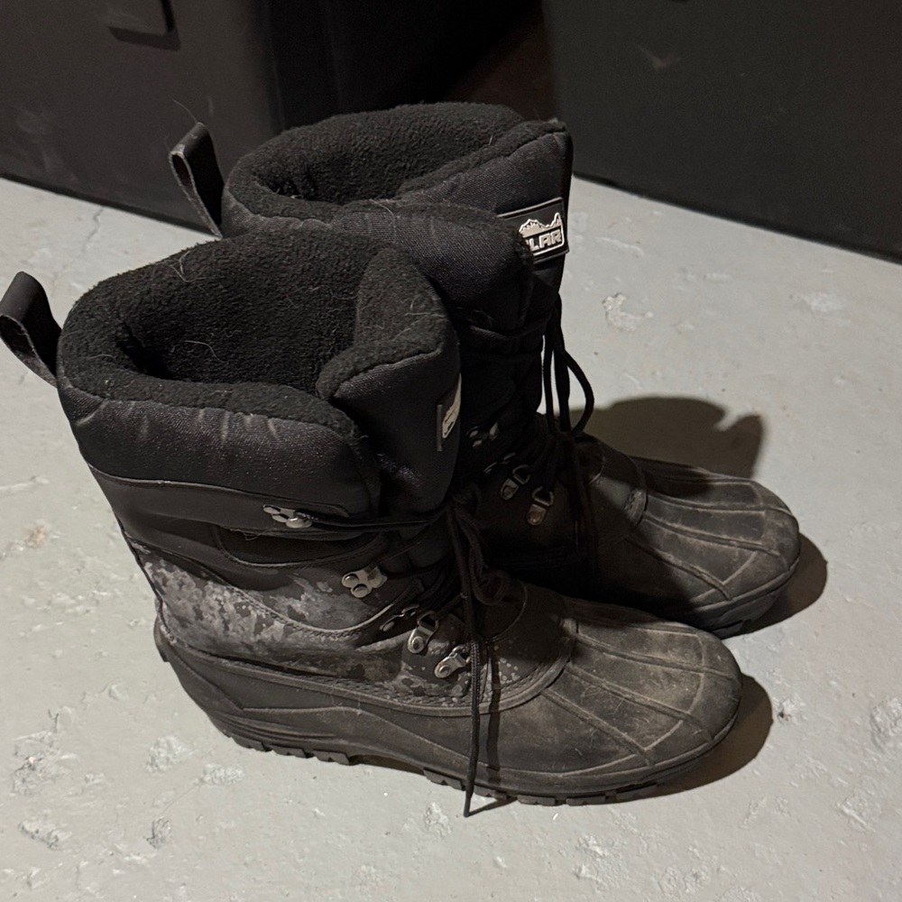 Men's Black Winter Boots